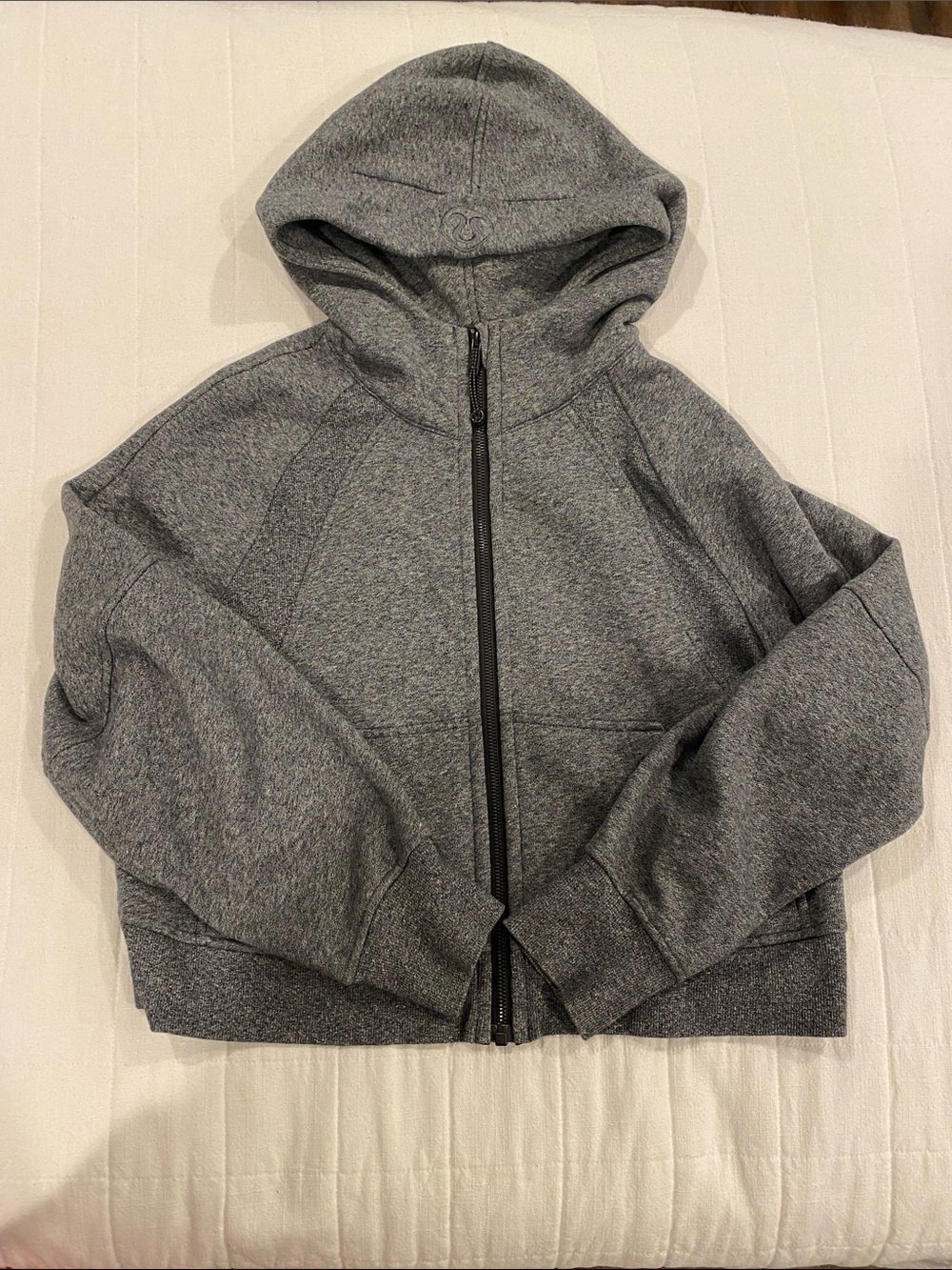 Lululemon Scuba Cropped Zip Up Hoodie